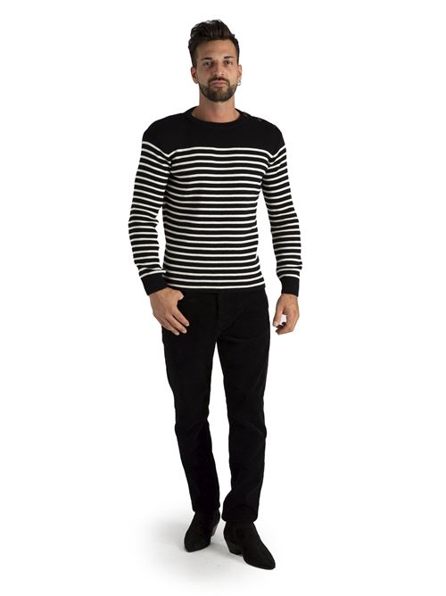 SAINT LAURENT 588063 YAFQ2 Maglione uomo a righe SAINT LAURENT | 588063 YAFQ21095